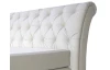 Posteľ boxspring Agnes 180x200 cm, krémová látka