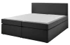 Postel boxspring Aston 160x200 cm, antracitovo šedá látka