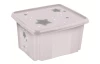 Úložný box Hviezdy 24 l, šedý