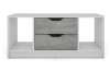 TV stolík Sten 100 cm, biely/šedý beton