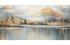 Obraz na plátne Horská krajina, 100x50 cm, efekt ručnej malby