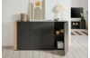 Široká komoda Santio 162 cm, dub artisan/antracit