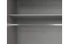Šatníková skriňa so zrkadlami Düsseldorf, 270 cm, biela