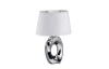 Stolná lampa Taba 52 cm, chromová